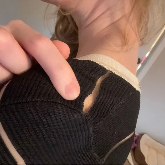 BALMAIN Sheer Bandage Dress| size 38 - Picture 12 of 13